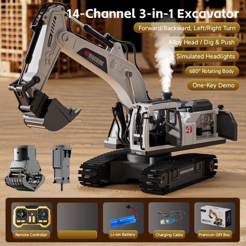 Home Automation Tutorial - RC Alloy Graafmachine 14 Kanaals 3-in-1