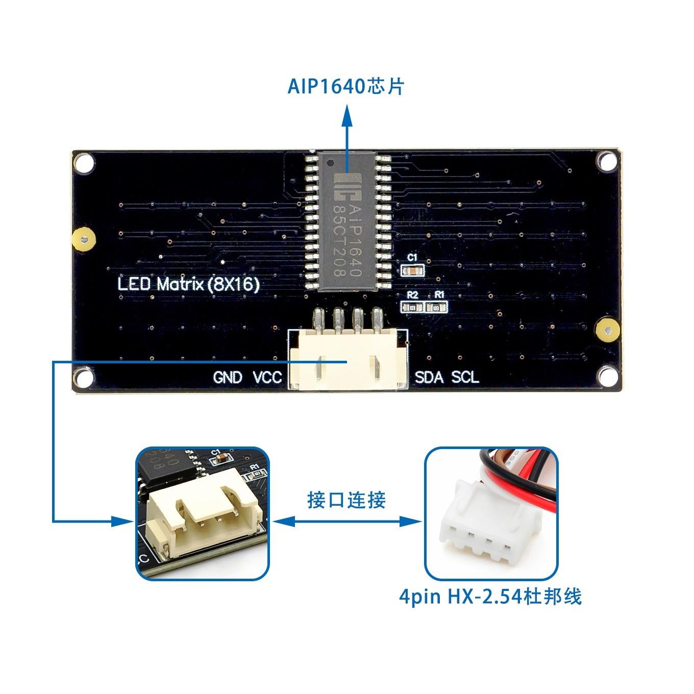 8*16 matrix LED-lichtdisplaymo - Rgb Led Matrix 8X8 recensie en prijs