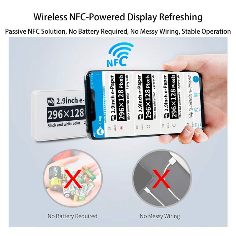 A49T 2,9 inch draadloos NFC-aa - Display Epaper 2.9 recensie en prijs